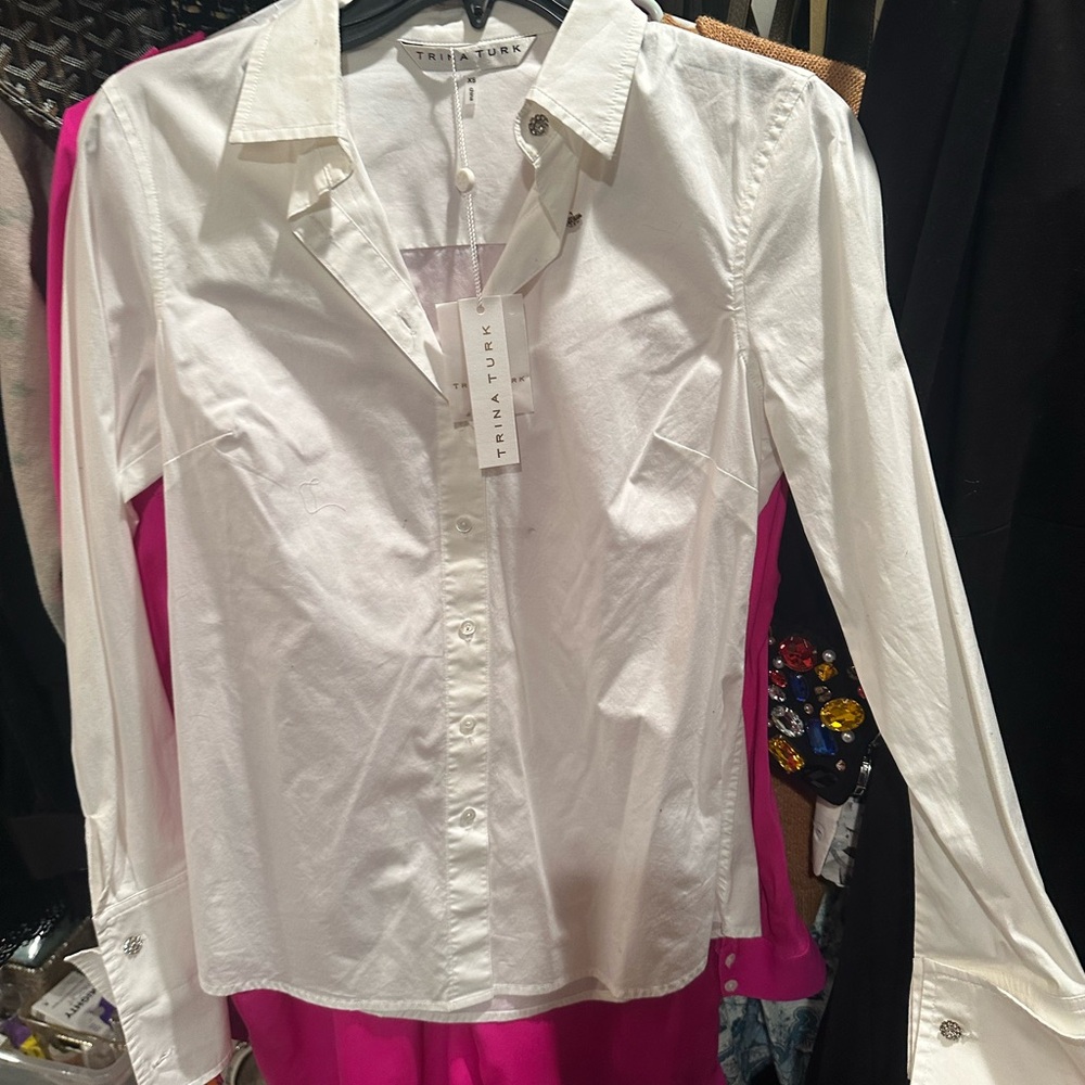 White Button-Up Shirt by Ralph Lauren